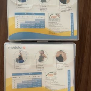 Two/2 Brand New Medela Extra Large Maternity and Nursing Tank Top in black